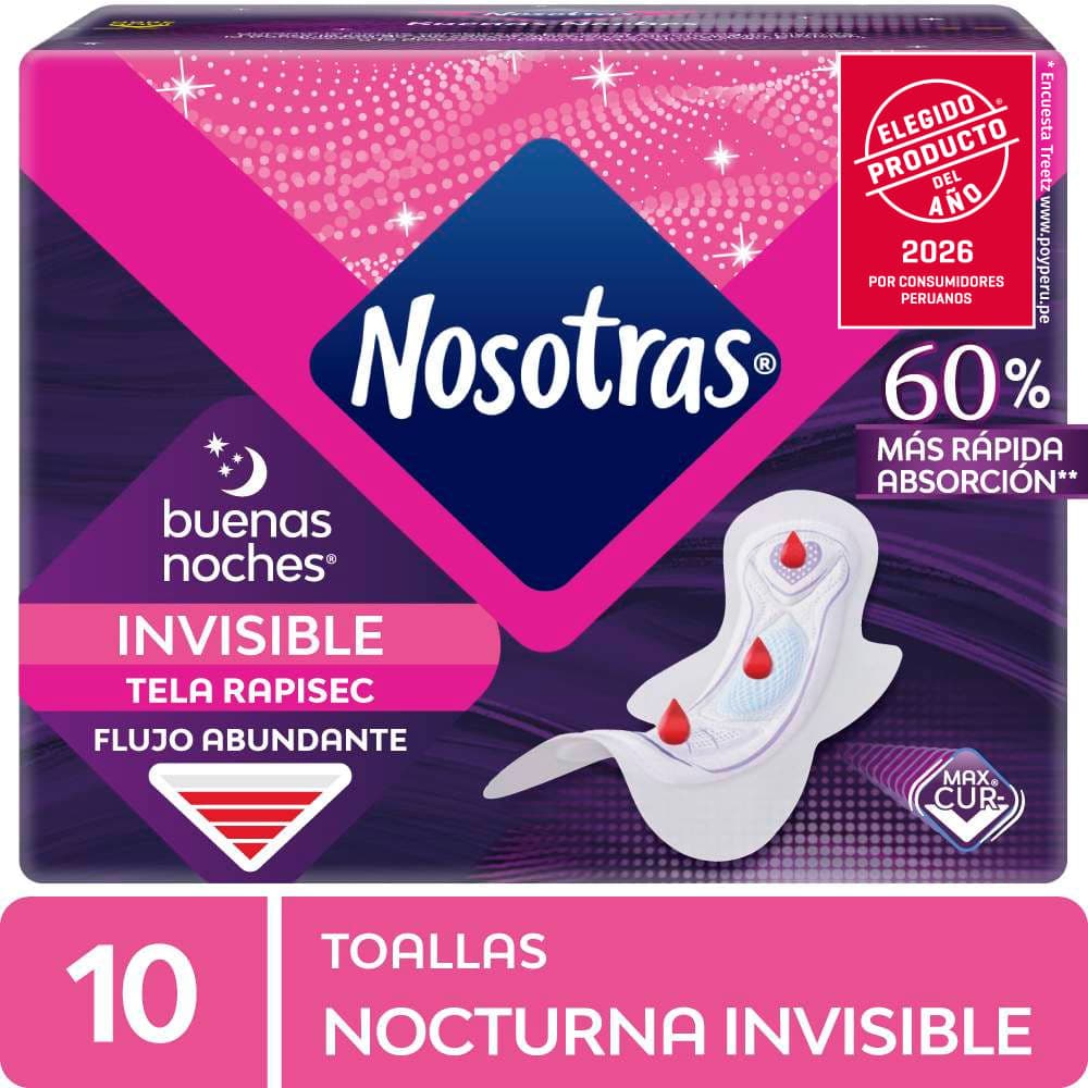 Toalla Higiénica Invisible x10