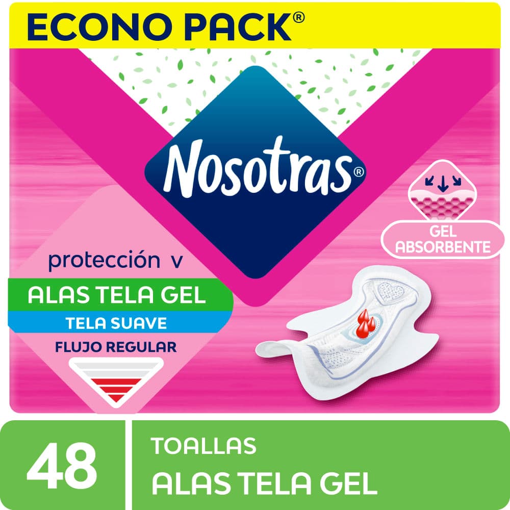 Toalla Higiénica Natural Gel x48